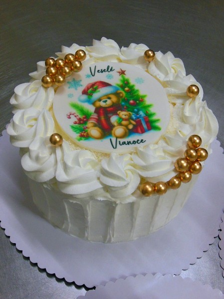 Bezlepková torta 1 Vianočná torta